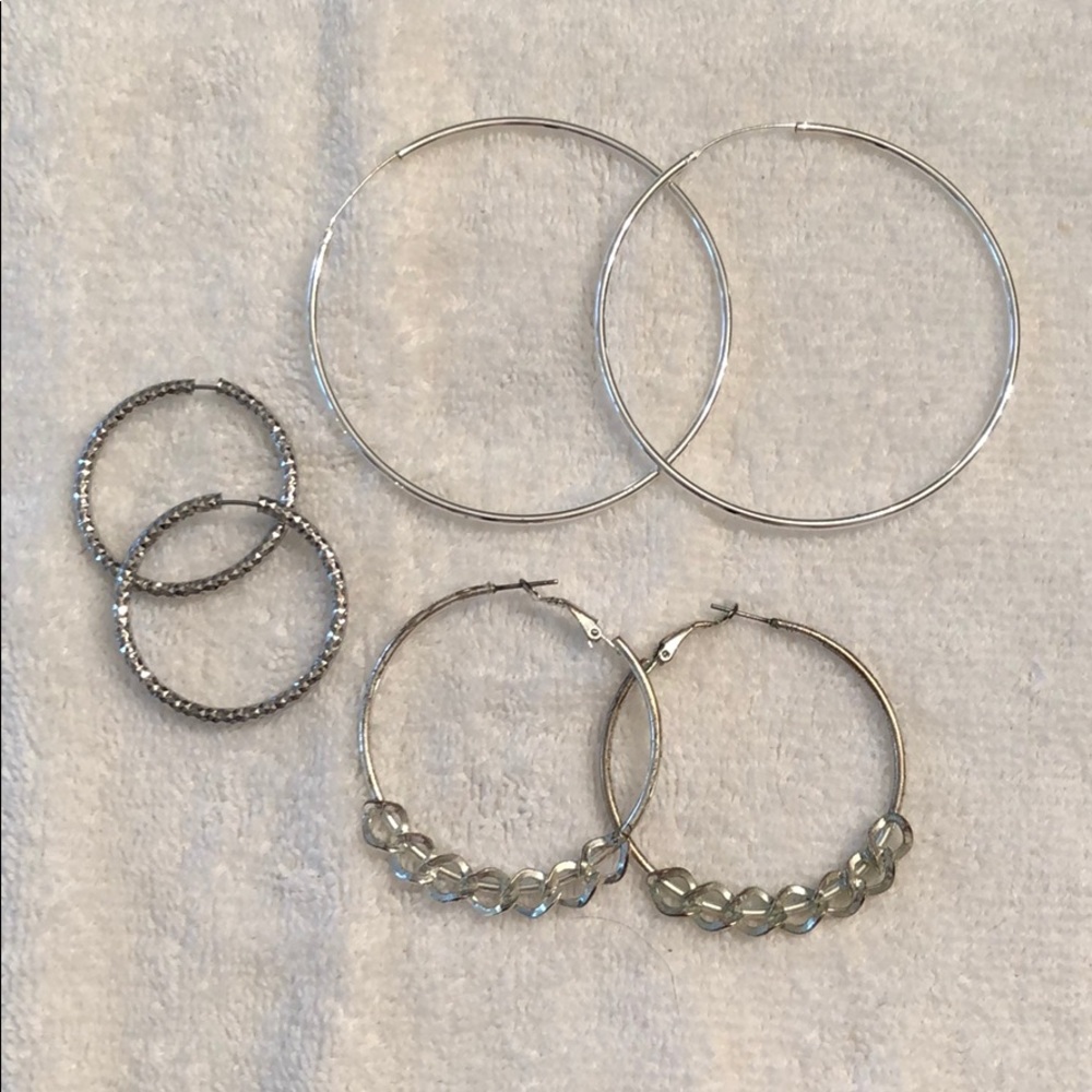 Silver Hoop Collection